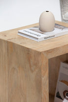 Remy Wooden Block Side Table 