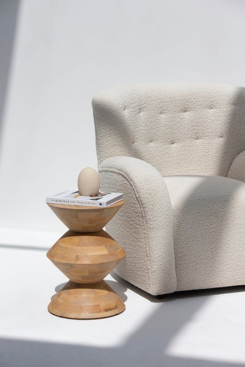 Sage Wooden Side Table (2 Sizes)