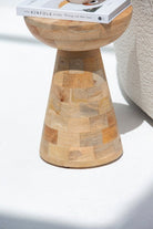 Micaela Wooden Side Table ART 