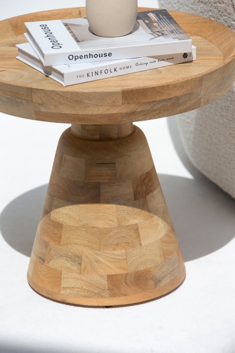 Romina Wooden Side Table 