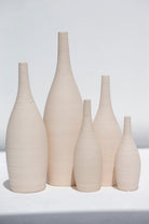 Rippled Ceramic Bottle Vase (5 Sizes) IBE02 