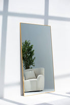 Zara Full Length Gold Rectangular Mirror (4 Sizes) Homekode 