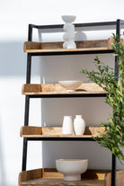 Meltem Rattan Ladder Shelf TWOA 