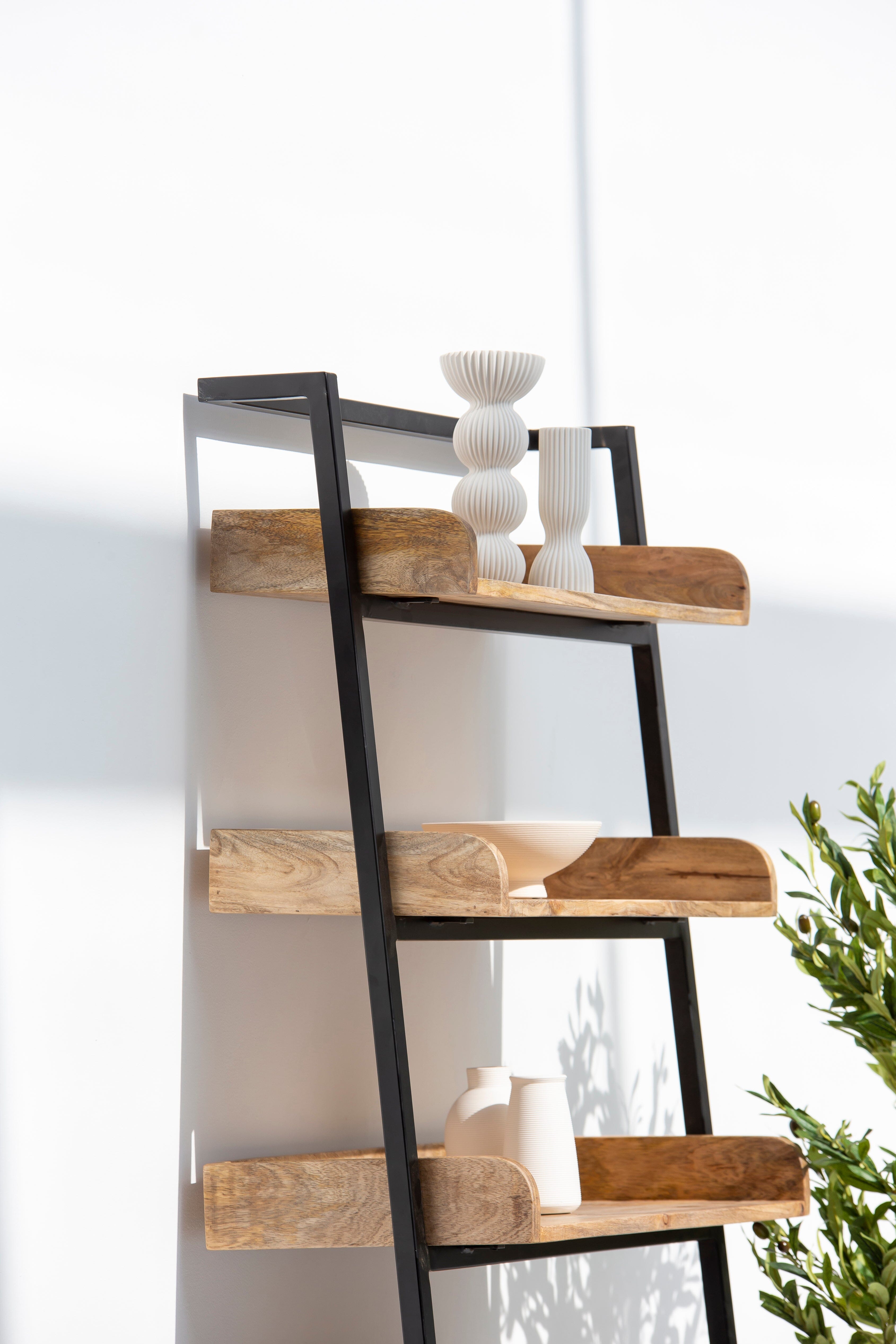 Meltem Rattan Ladder Shelf TWOA 