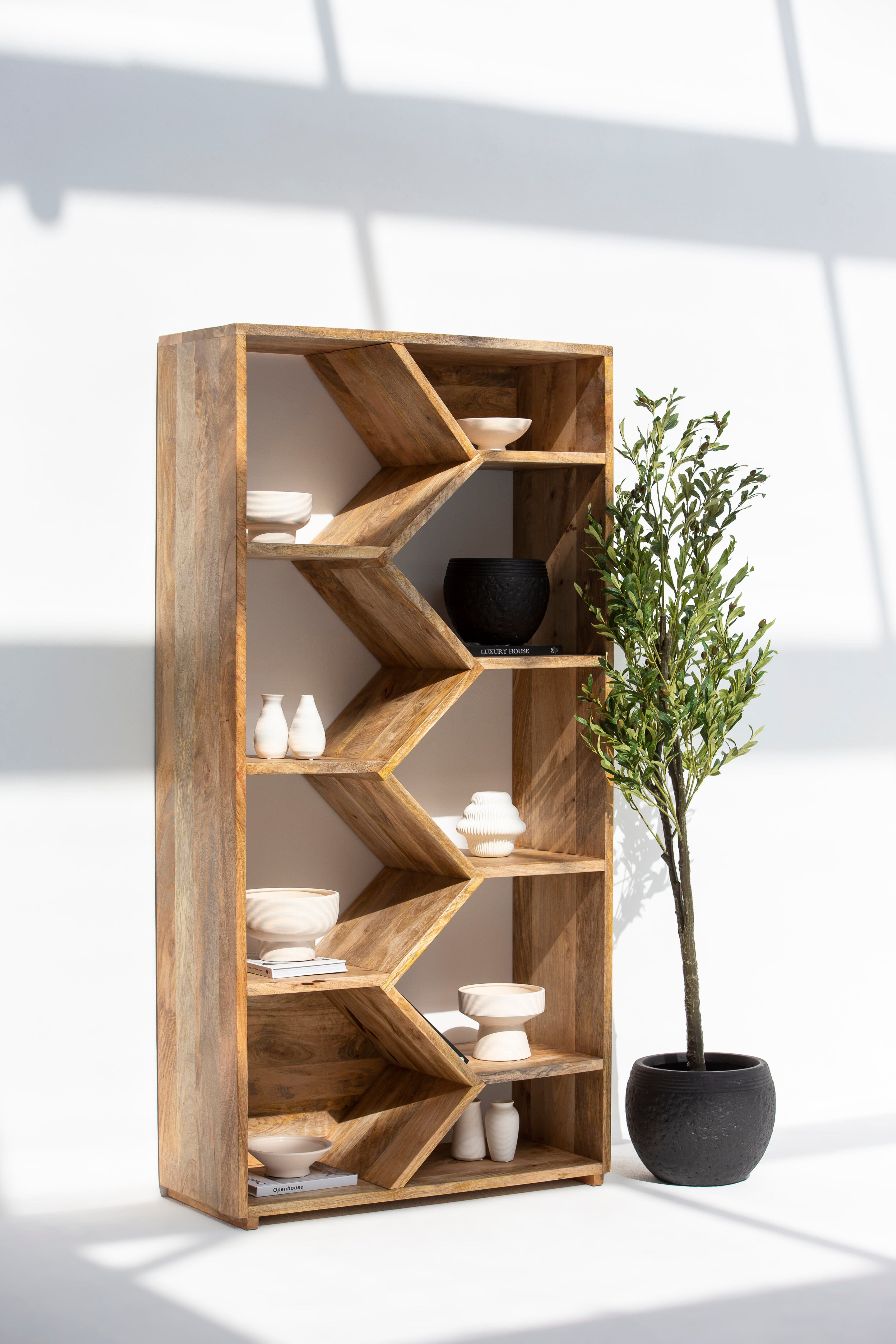 Marion Wooden Display Shelves Unit