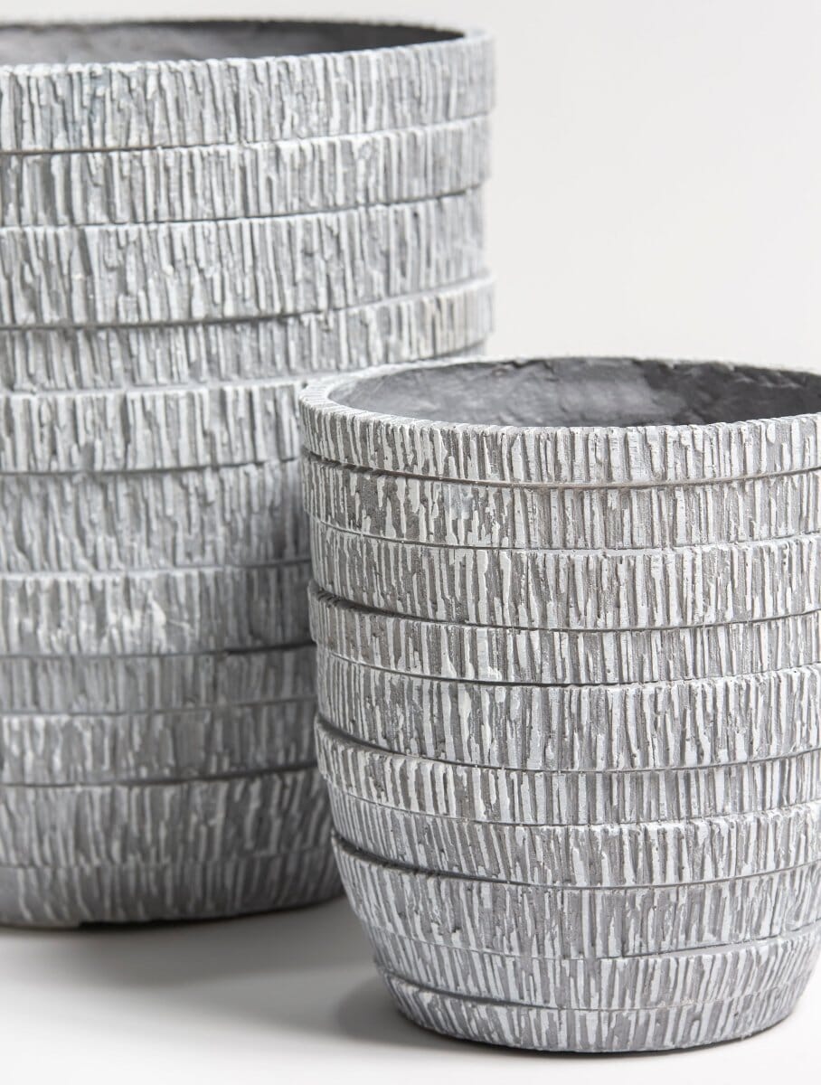 Tiered Circle Ceramic Pot (3 Sizes)