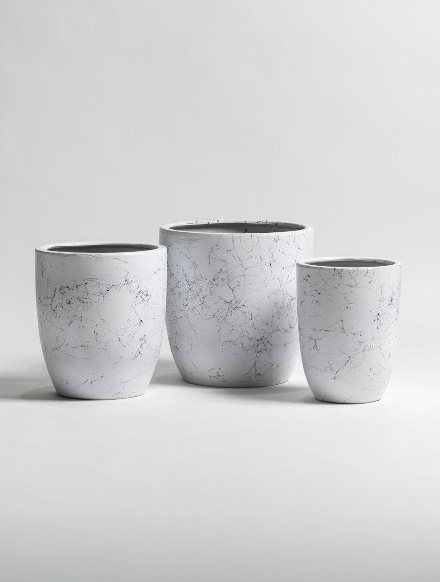 Marble Mist Ceramic Pot II (3 Sizes)