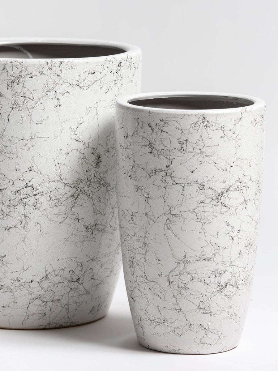 Marble Mist Ceramic Pot III (3 Sizes) FLO 