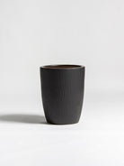 Charcoal Ripple Ceramic Pot (3 Sizes) FLO 