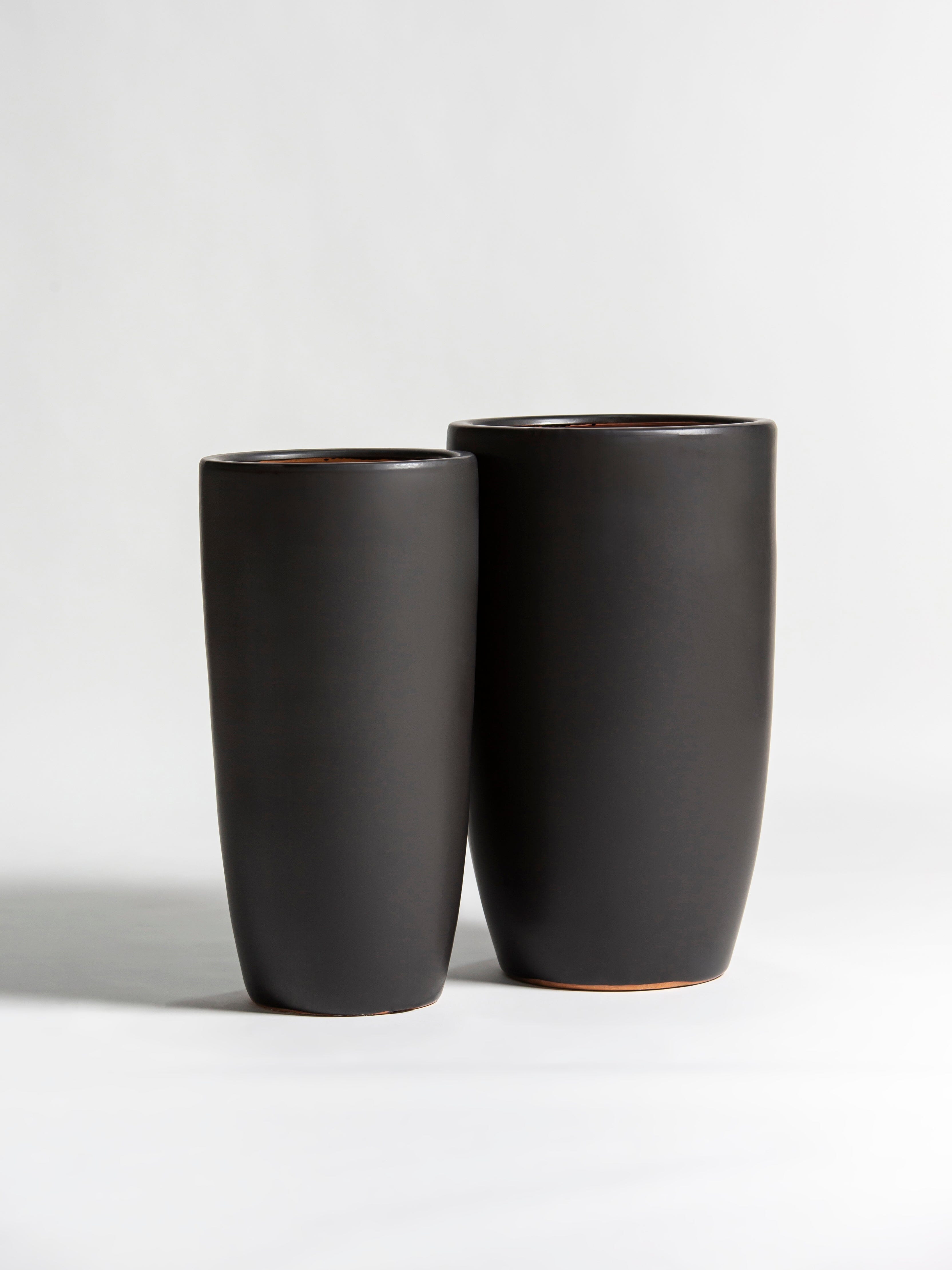 Classic Matte Black Ceramic Pot