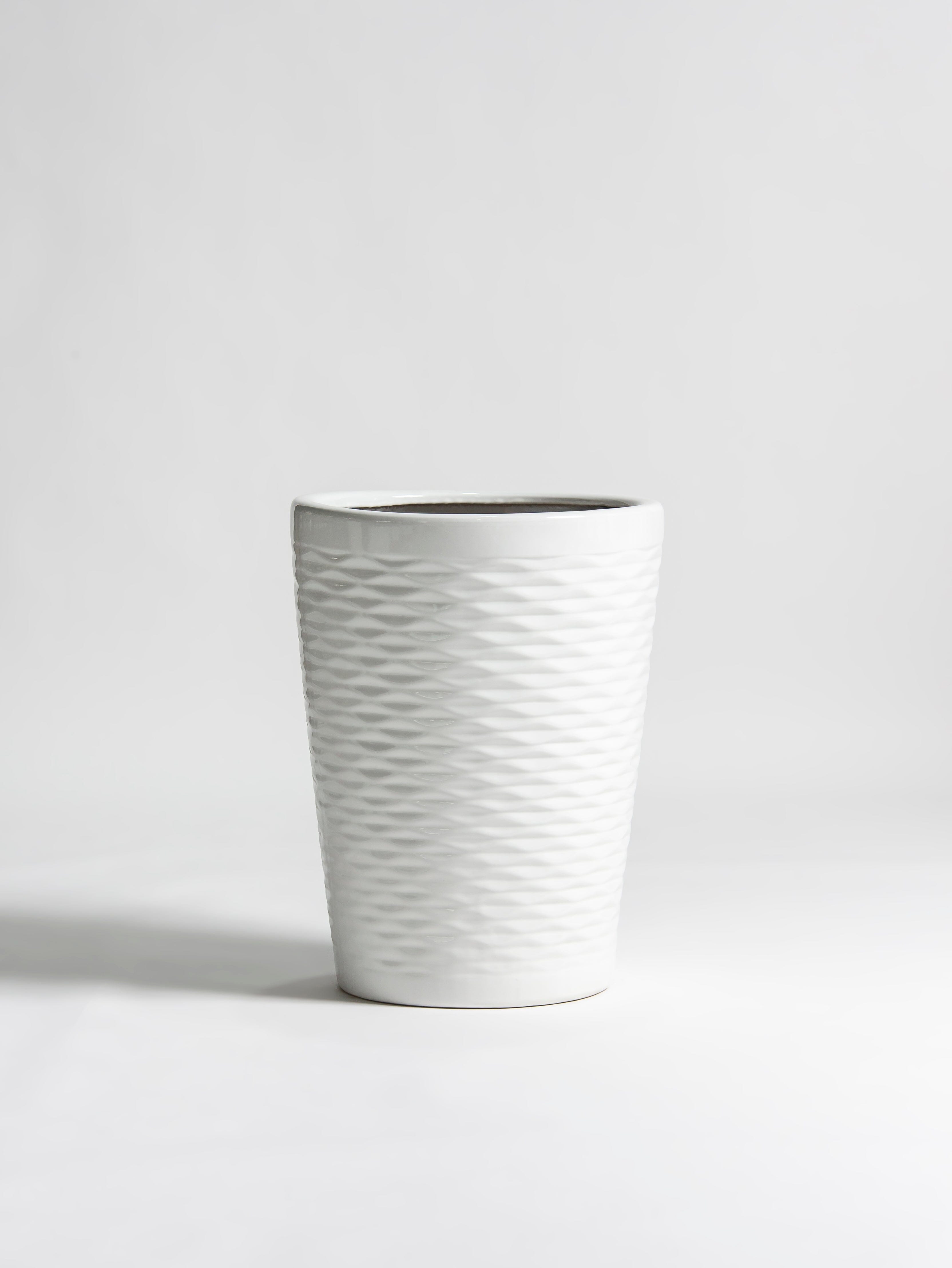 Crystal Weave Ceramic Pot (2 Sizes) FLO 