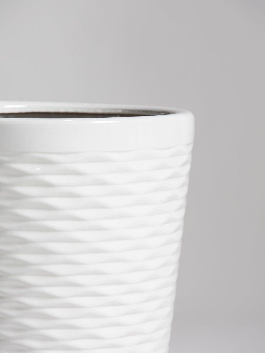 Crystal Weave Ceramic Pot (2 Sizes) FLO 