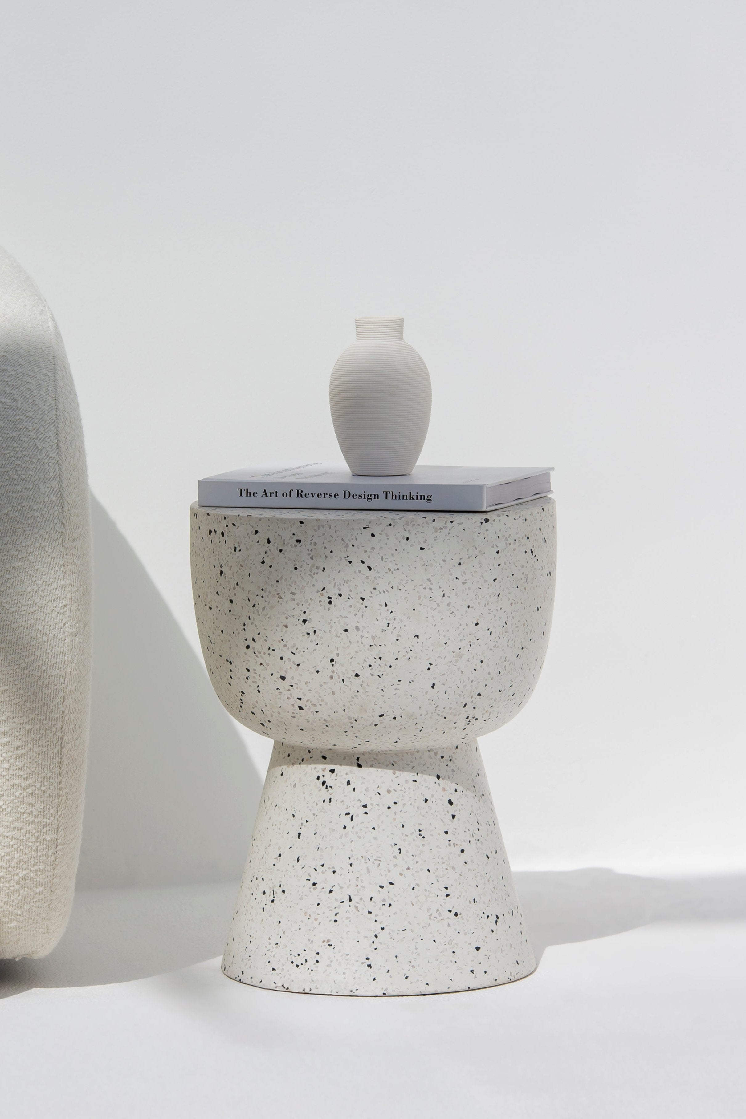 Hilary Terrazzo Concrete Side Table