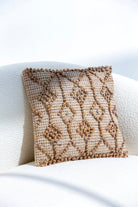 Natural Jute Cushion With Filler (60x60 CM) Cushion -- Cushion With Filler RAM 