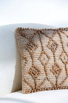 Natural Jute Cushion With Filler (60x60 CM) Cushion -- Cushion With Filler RAM 