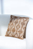 Natural Jute Cushion With Filler (60x60 CM) Cushion -- Cushion With Filler RAM 