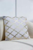 Gold Foil Printed Cushion With Filler (45x45 CM) Cushion -- Cushion With Filler RAM 