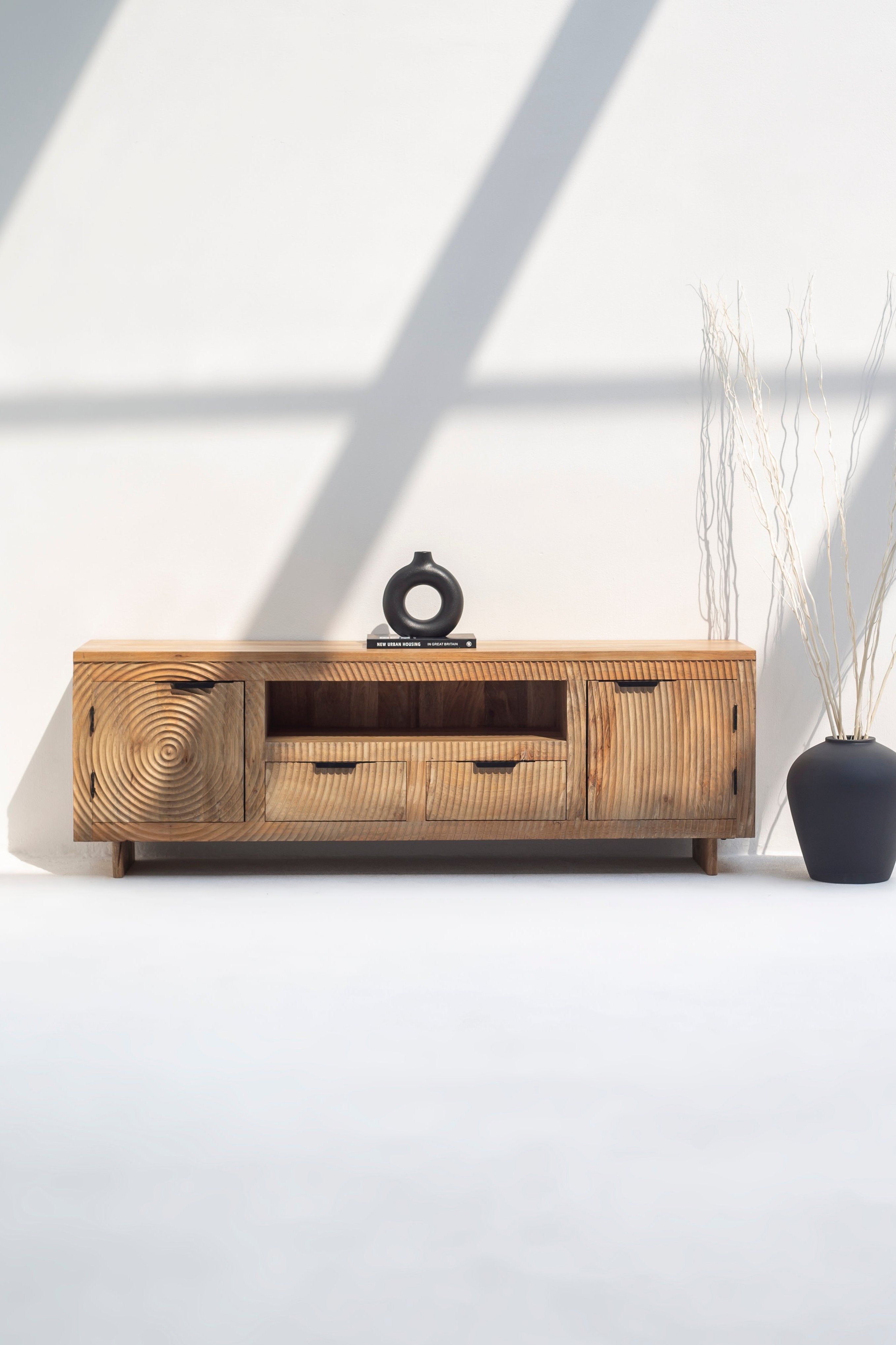 Nicole Wooden Media Unit