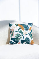 Natural Leaves Polyester Cushion Cover (40x40 CM) Cushion -- Cushion Cover RAM 