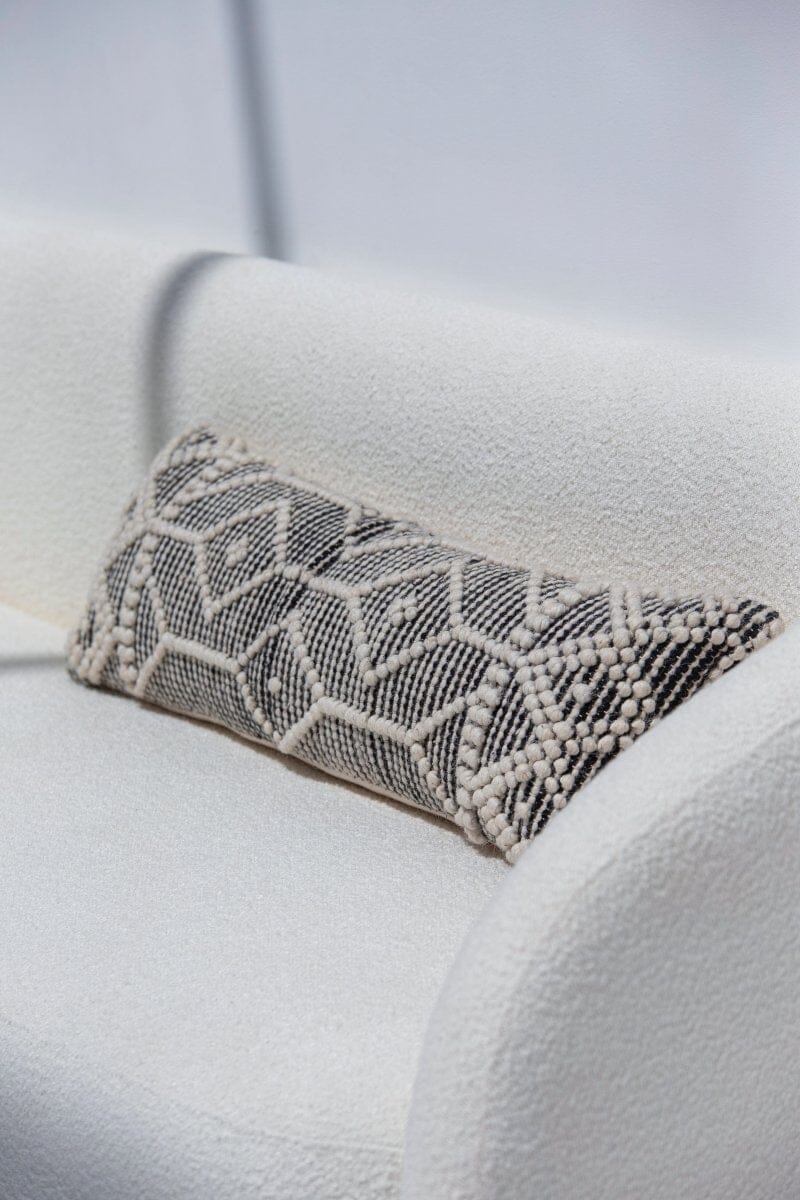 Dotted Long Cushion With Filler (30x90 CM) Cushion -- Cushion With Filler 