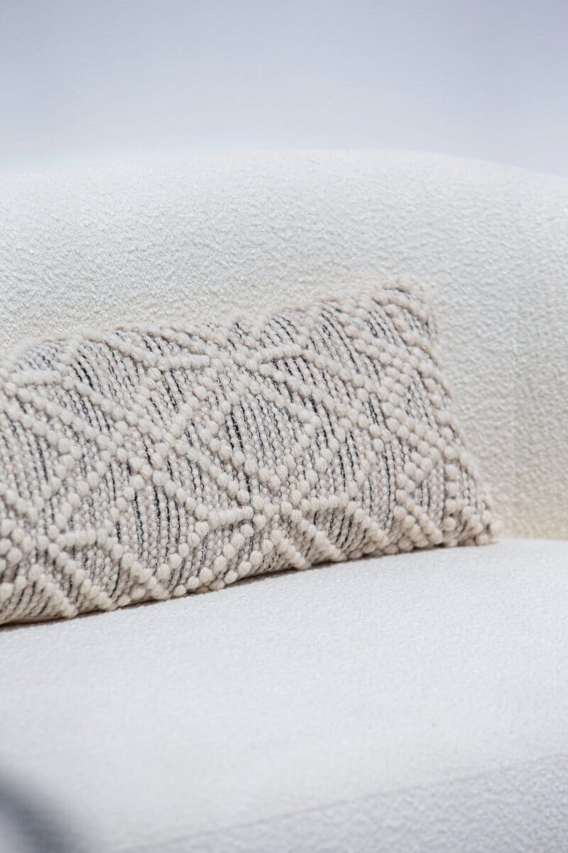 Patterned Wool Cushion With Filler (30x90 CM) Cushion -- Cushion With Filler RAM 