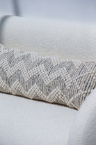 Zig Zag Long Cushion With Filler (30x90 CM) Cushion -- Cushion With Filler 