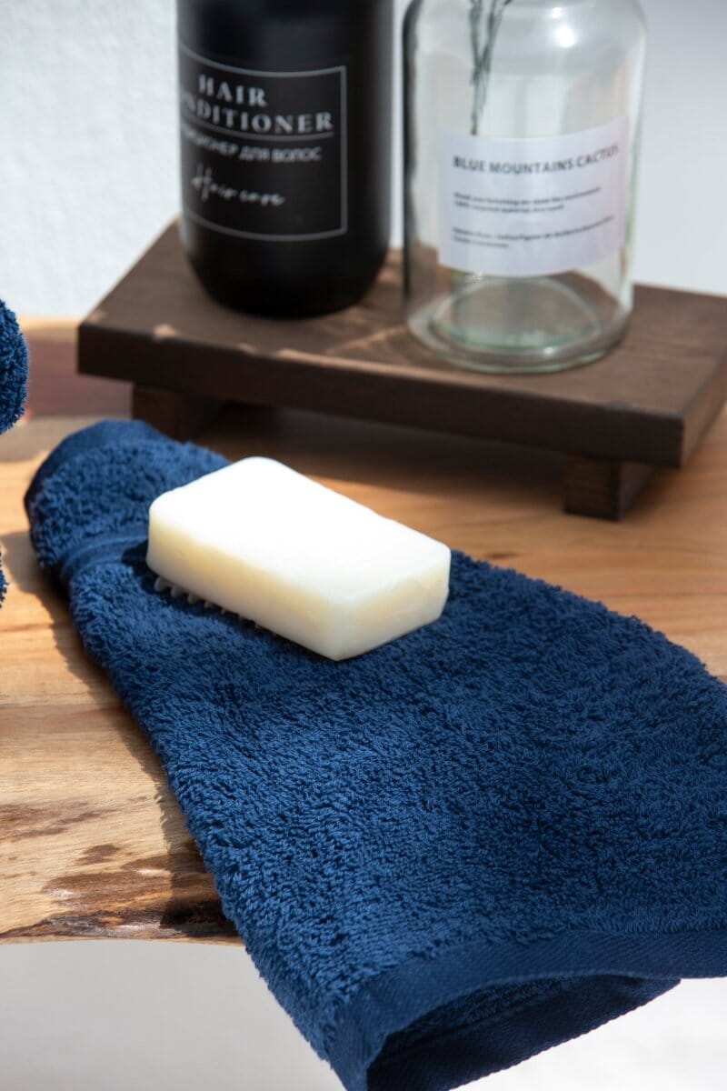 Navy Blue Classic Luxury Hotel Towels  