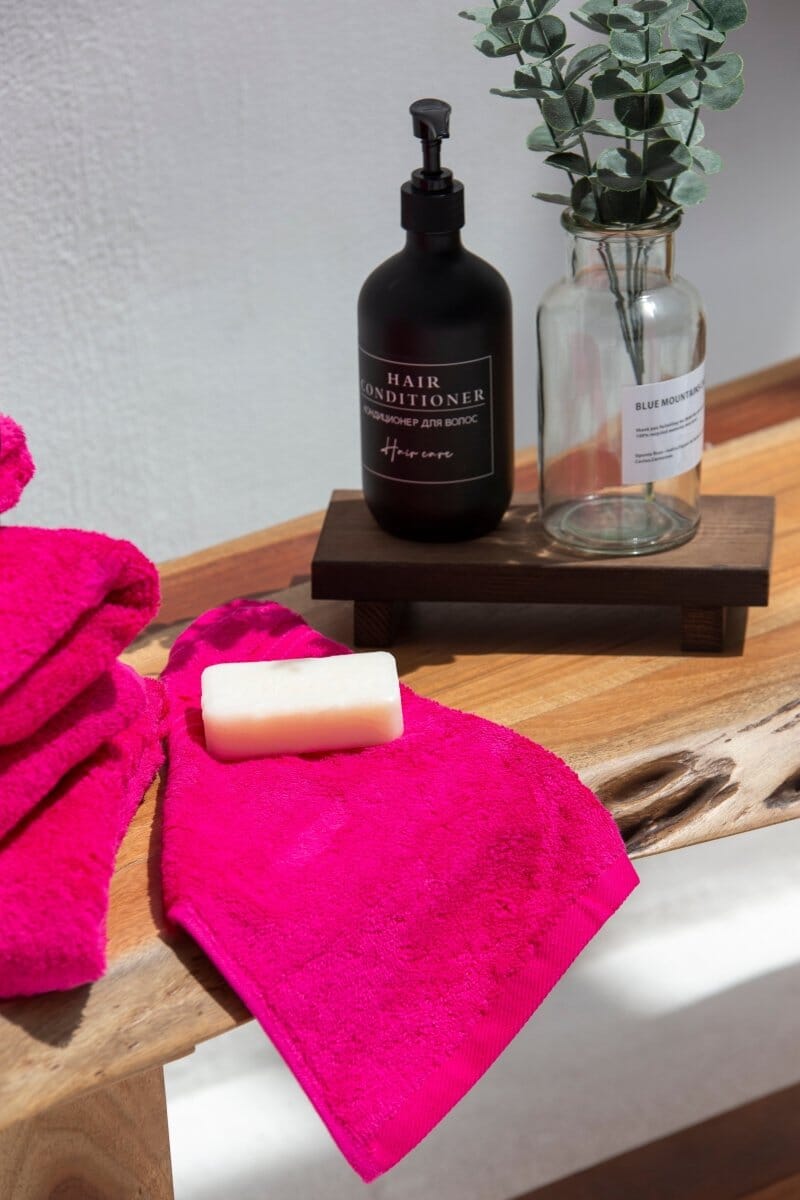 Deep Pink Classic Luxury Hotel Towels  