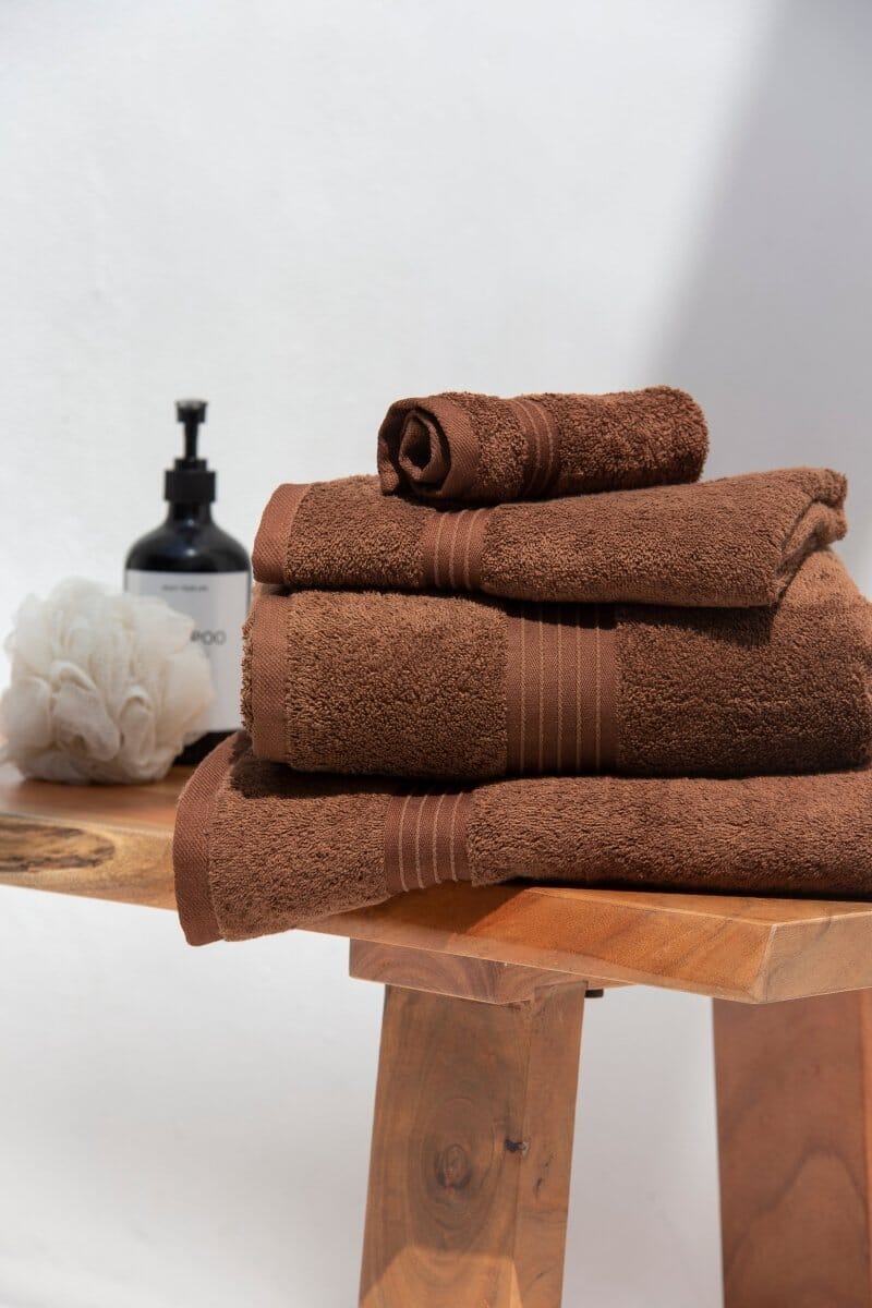 Chocolate Brown Classic Luxury Hotel Towels  