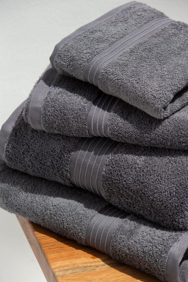 Gray Classic Luxury Hotel Towels 