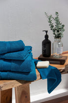 Teal Blue Classic Luxury Hotel Towels  