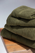 Olive Green Classic Luxury Hotel Towels HBA05 