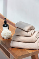 Beige Microfiber Hotel Towel 