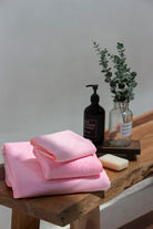 Light Pink Microfiber Hotel Towel  