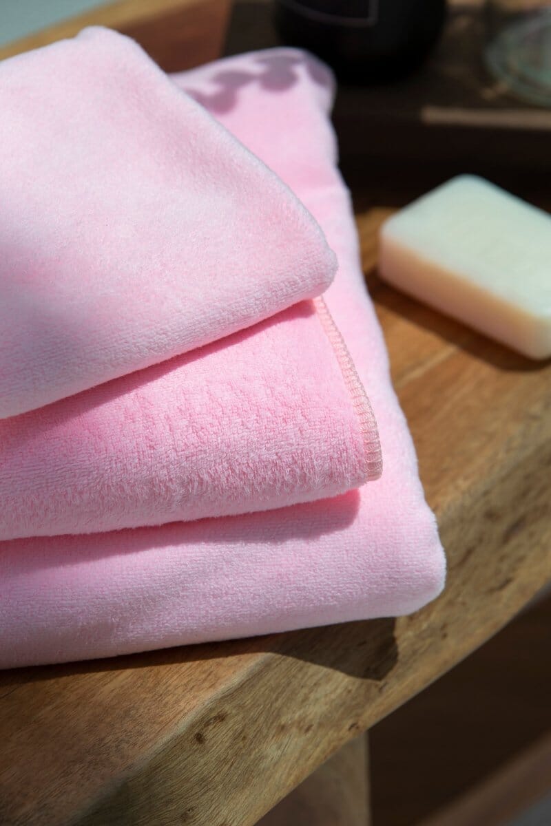 Light Pink Microfiber Hotel Towel  