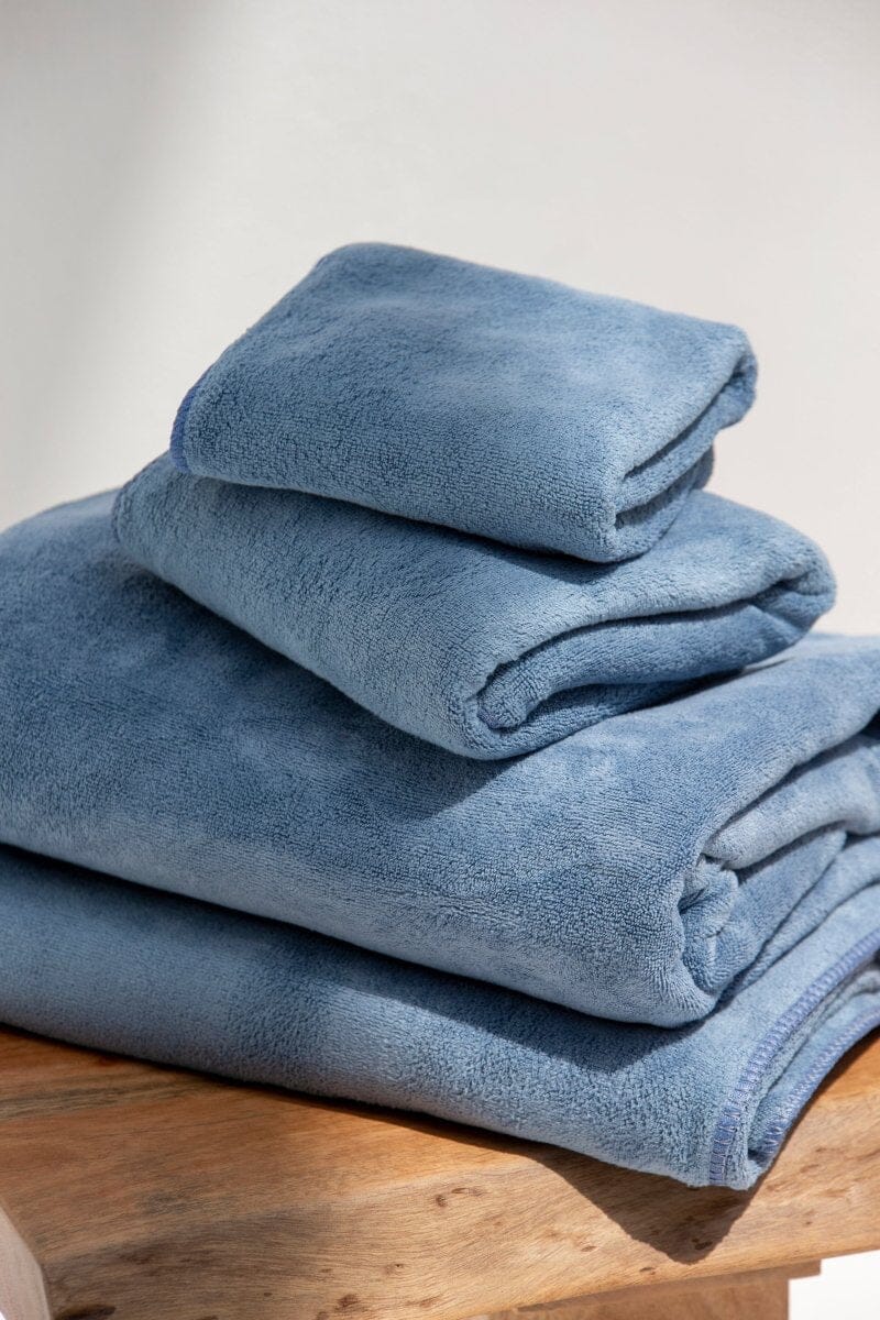 Slate Blue Microfiber Hotel Towel  