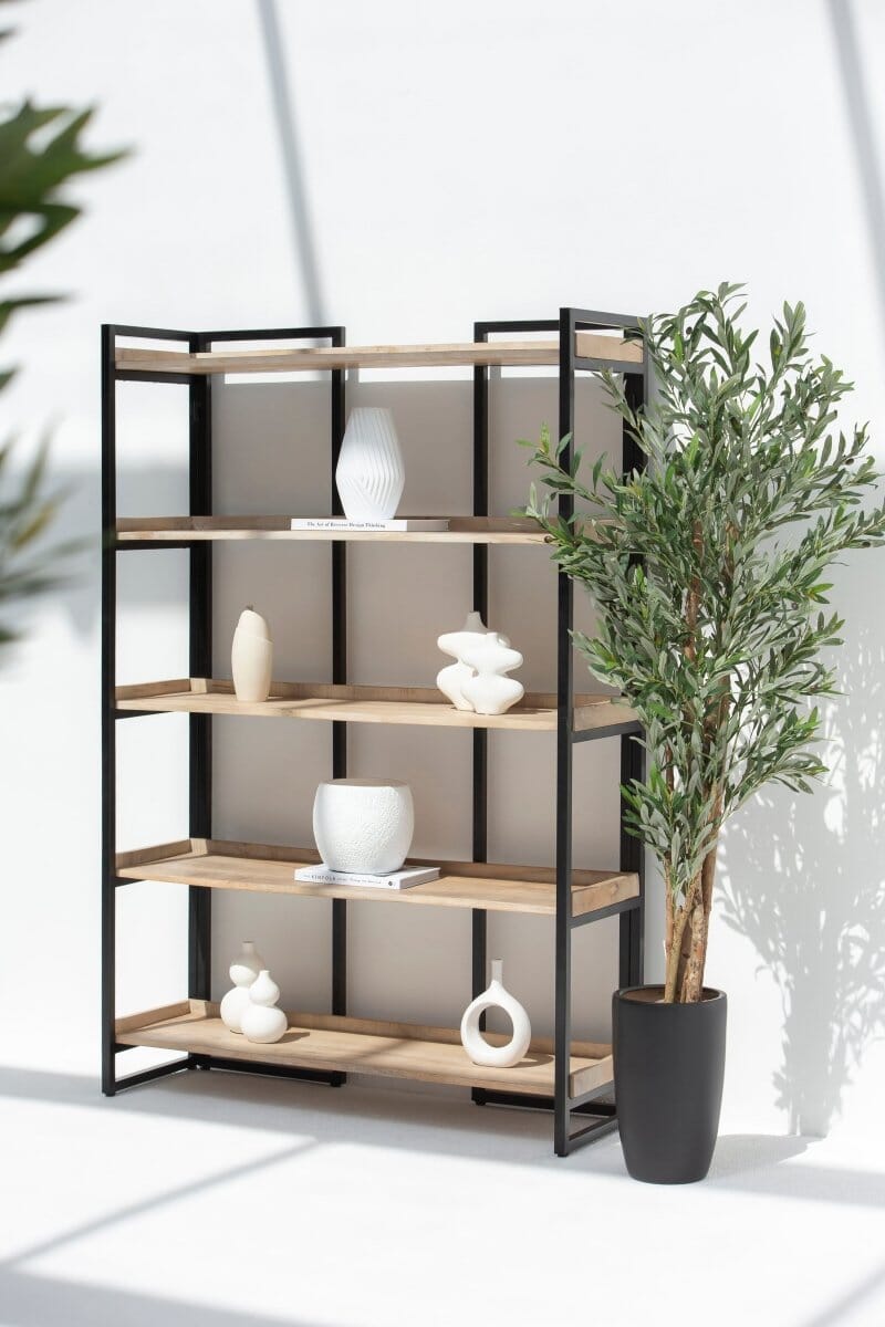 Ainsley Industrial Bookshelf