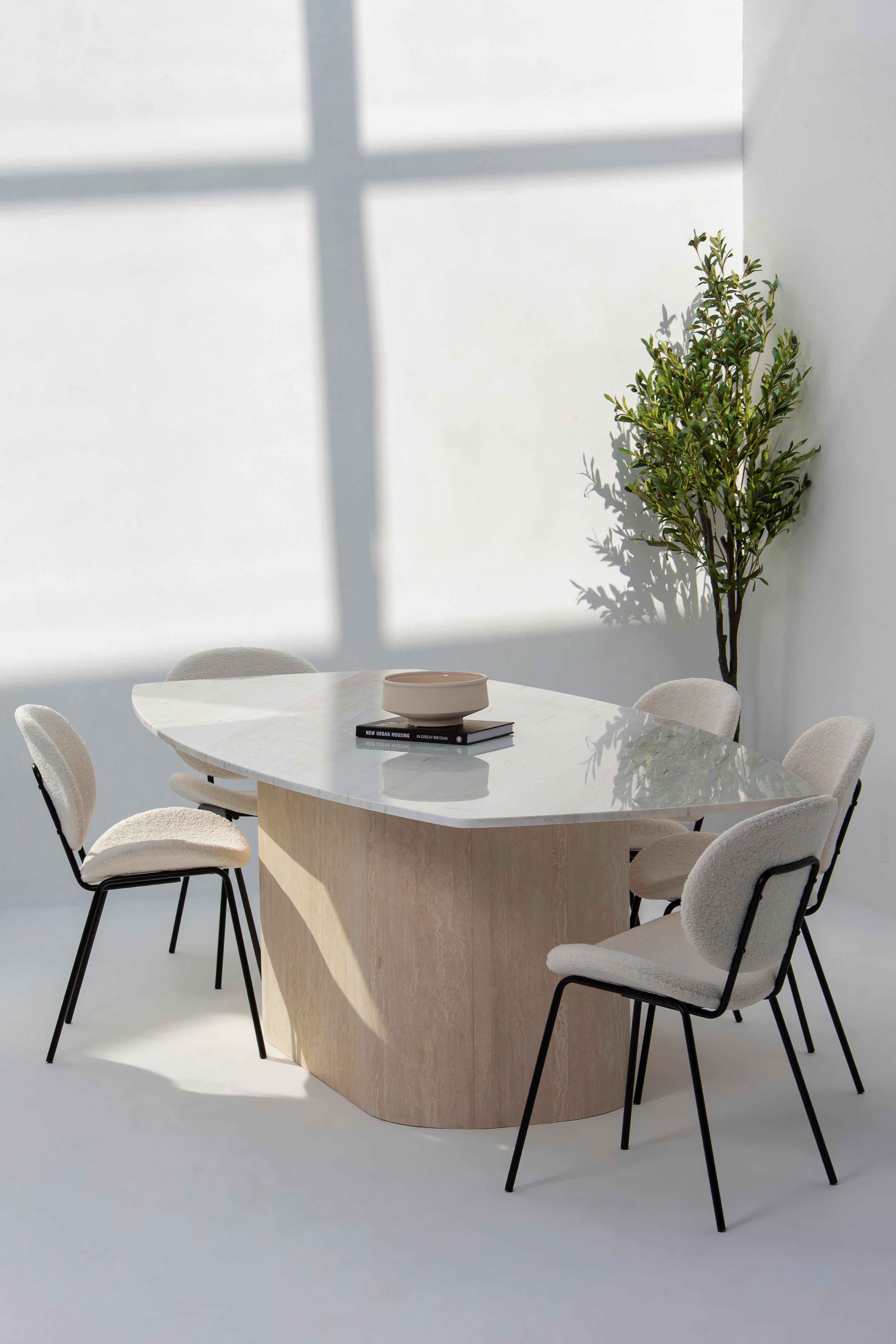 Ella Palissandro Pink Marble Dining Table (3 Sizes)