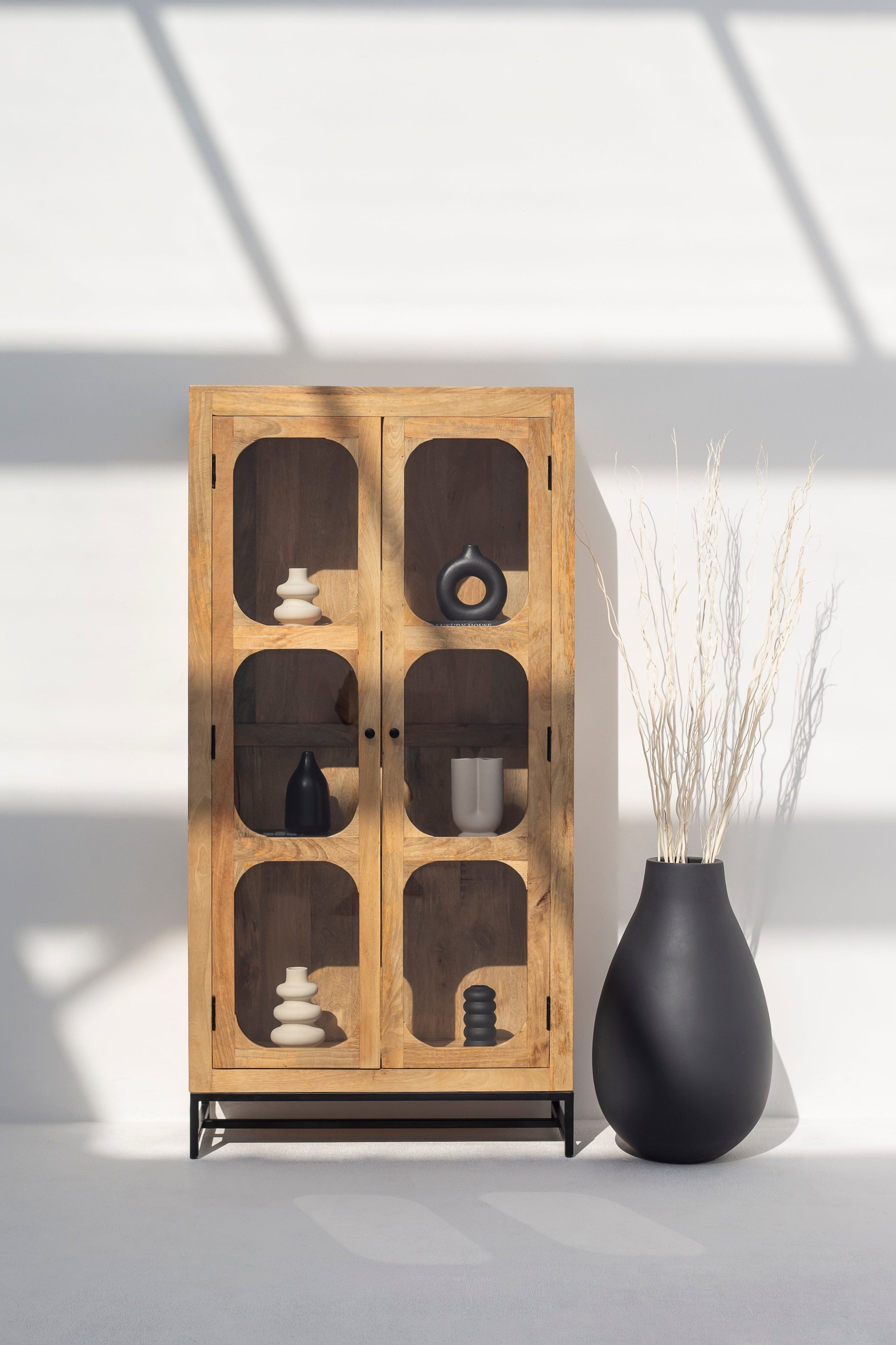 Bertille Wooden Display Cabinet