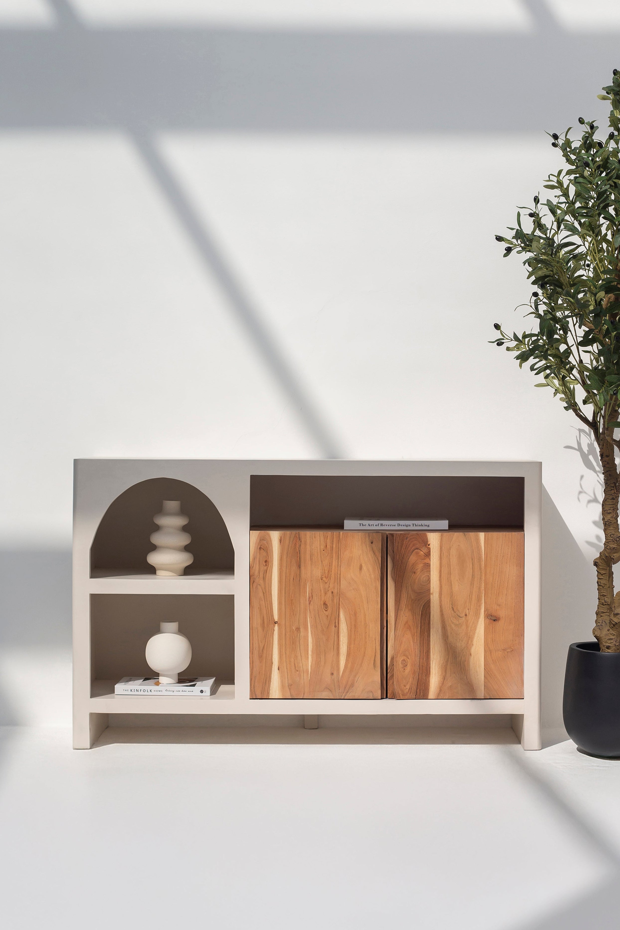 Violaine 2 Doors Wooden Sideboard