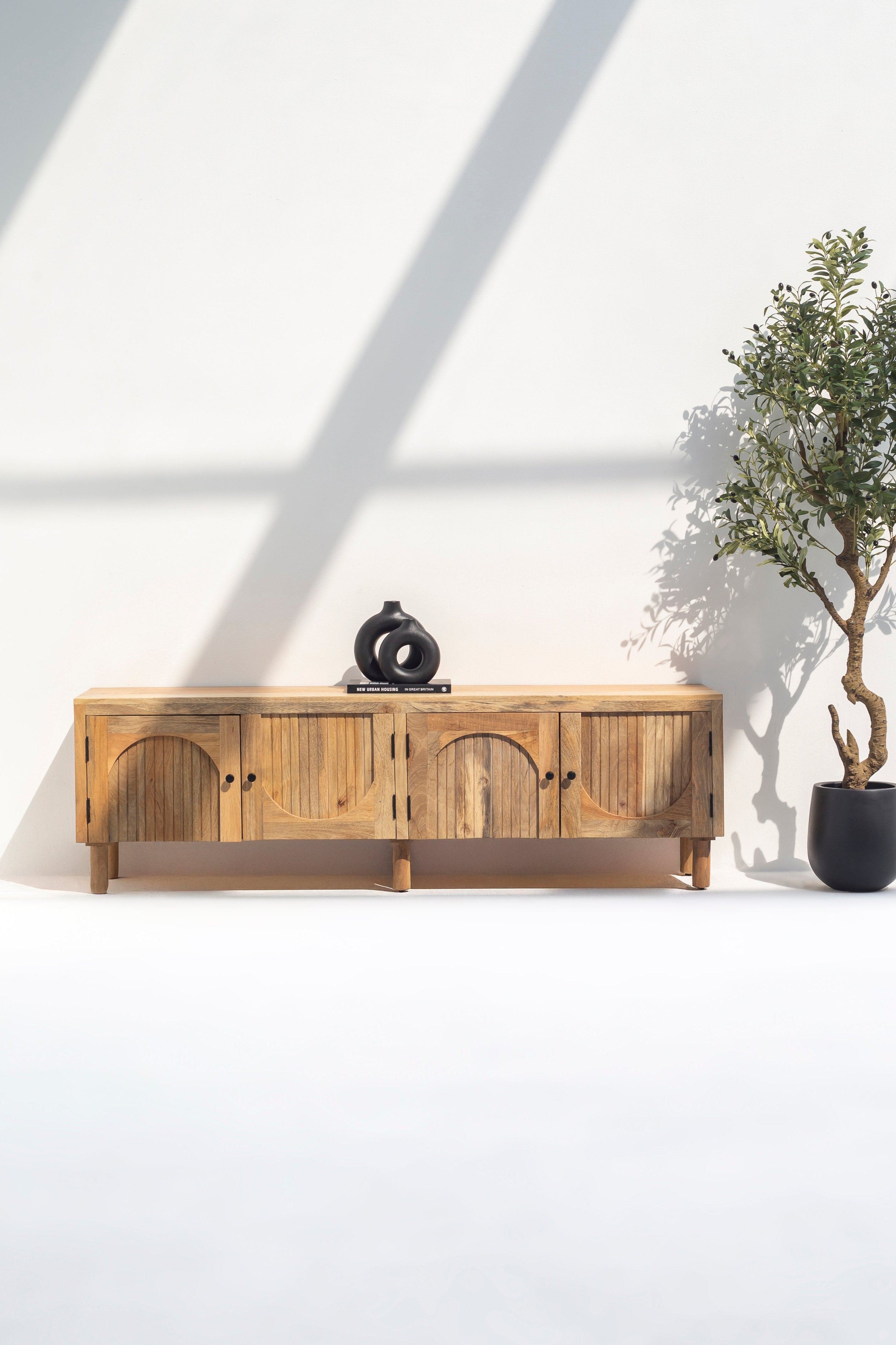 Véronique Wooden Media Unit (2 Sizes)