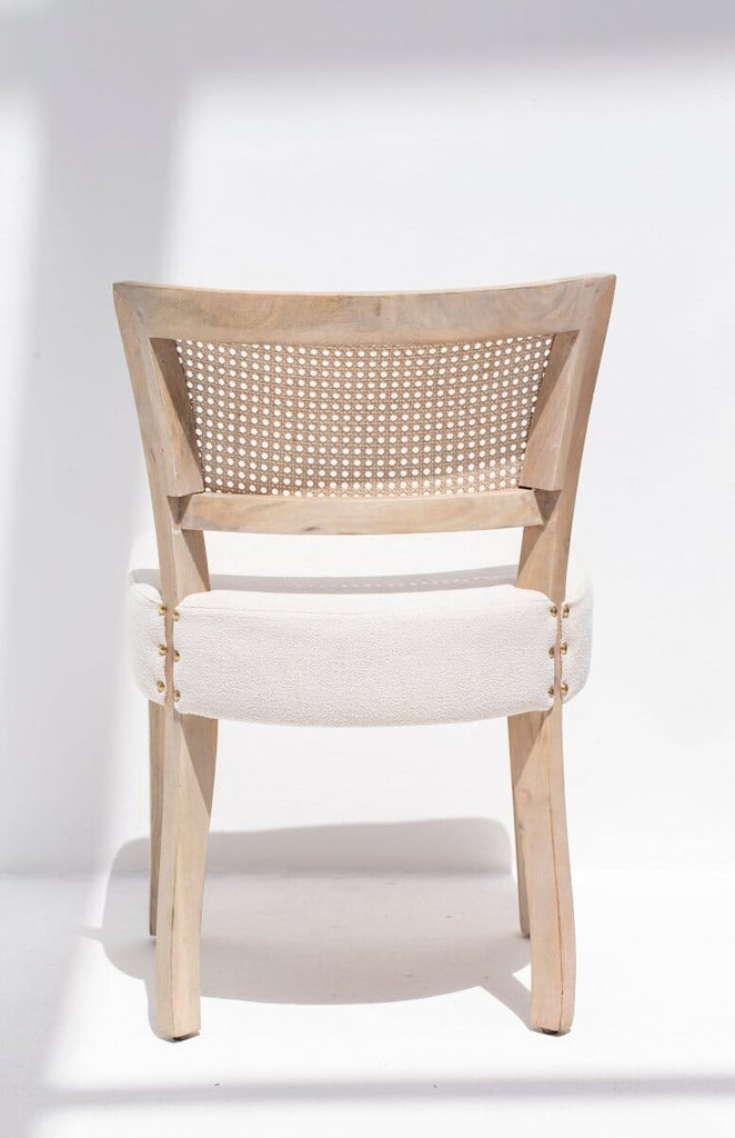 Genesis Wooden Dining Chair with Rattan Backrest ART 