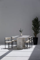 Ayla Greek Calacatta Marble Oval Dining Table 