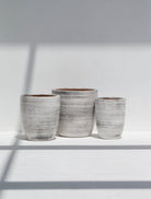 Black & White Lines Pot (3 Sizes)