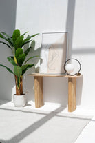 Verity Mango Wood Console Table Art 