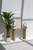 Verity Mango Wood Console Table Art 