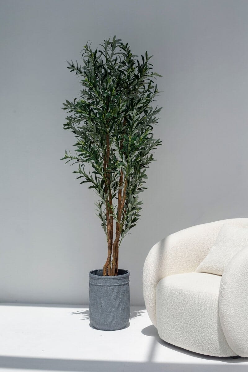 Grey Plant Pot (2 Sizes)30CM Diter x 40CM Height 