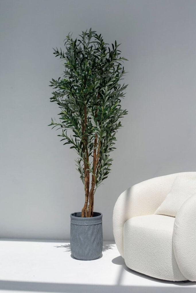 Grey Plant Pot (2 Sizes) FLO 30CM Diameter x 40CM Height 