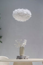 White Feather Ceiling Lamp FAH19 