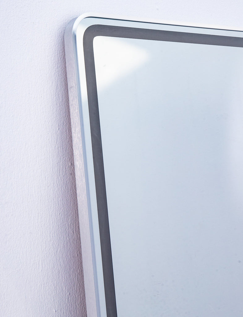 Kayla Silver Frame LED Rectangle Full Length Mirror (5 Sizes) Mirrors Homekode 